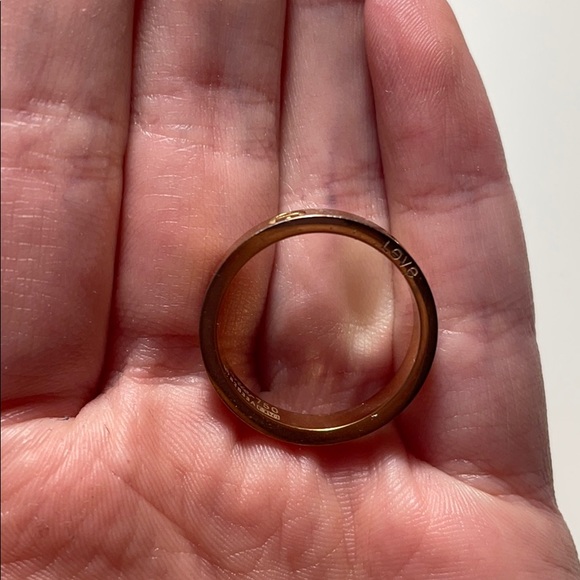Love ring gold vermeil no tarnish - Picture 6 of 8